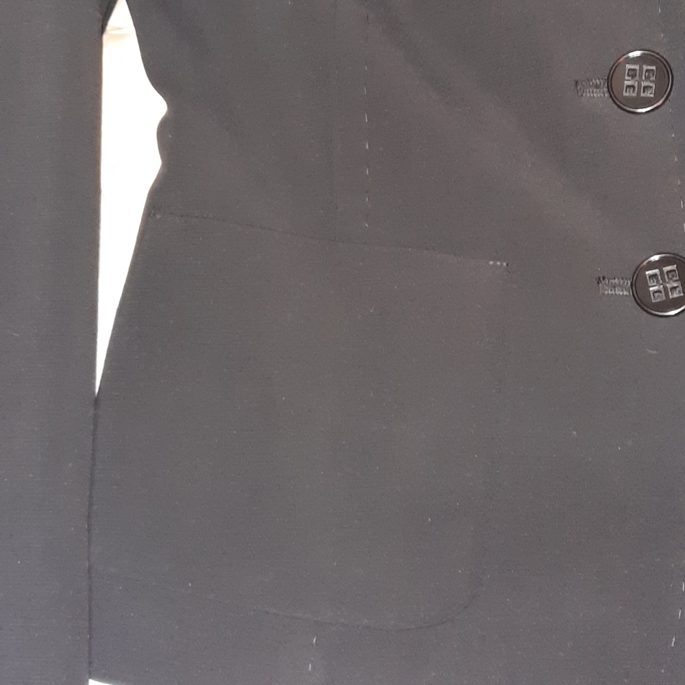 MAX MARA Cady Tailored Blazer Black Jacket Italy Office Business Capsule US 4 S - Picture 7 of 10
